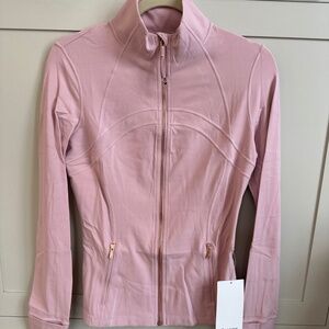 Lululemon Define Nulu Jacket Pink Haze / Rose Gold Hip Length Women's Sz 10 NEW